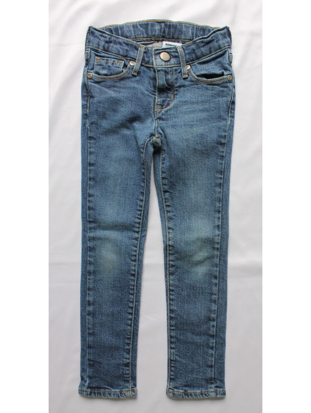 Sonoma Goods for Life Girls Blue Denim Jeans Size 5 Slim Adjustable Waist